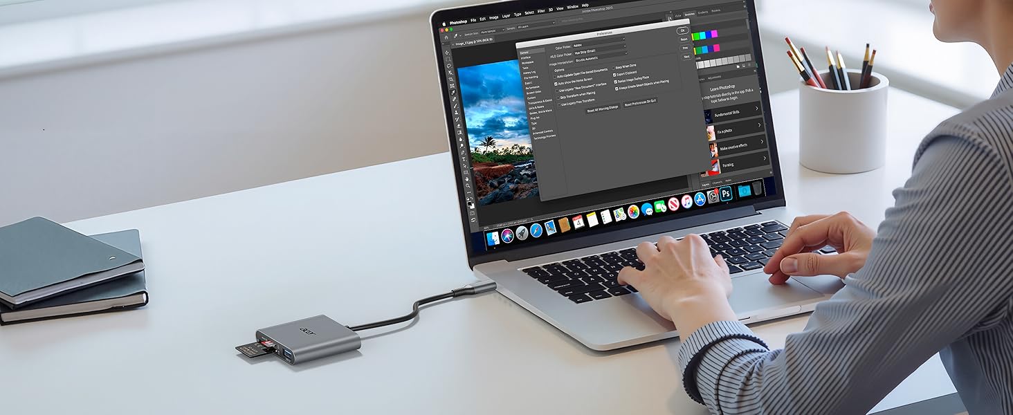 card reader for camera memory card