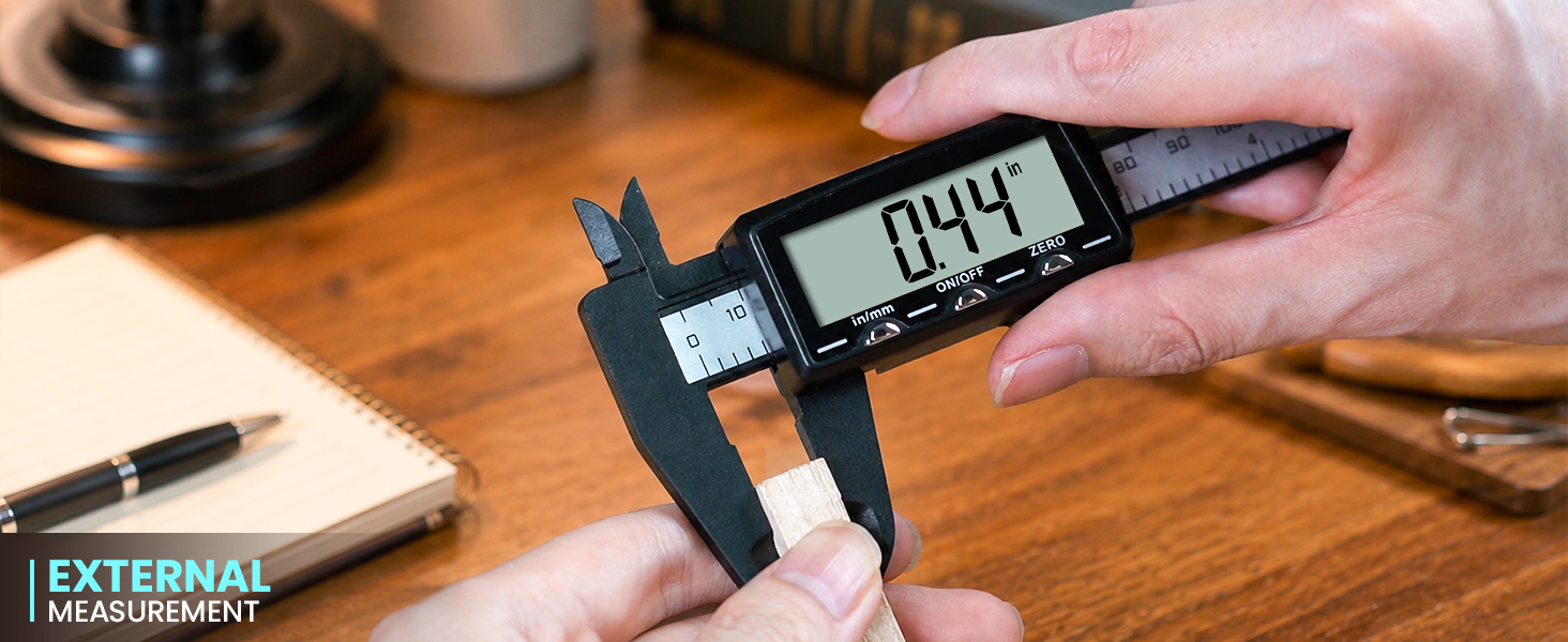 HARDELL RECHARGEABLE PLASTIC DIGITAL CALIPER