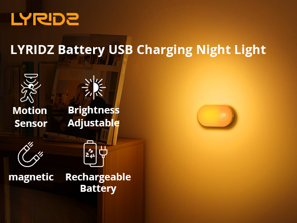 rechargeable toilet night light