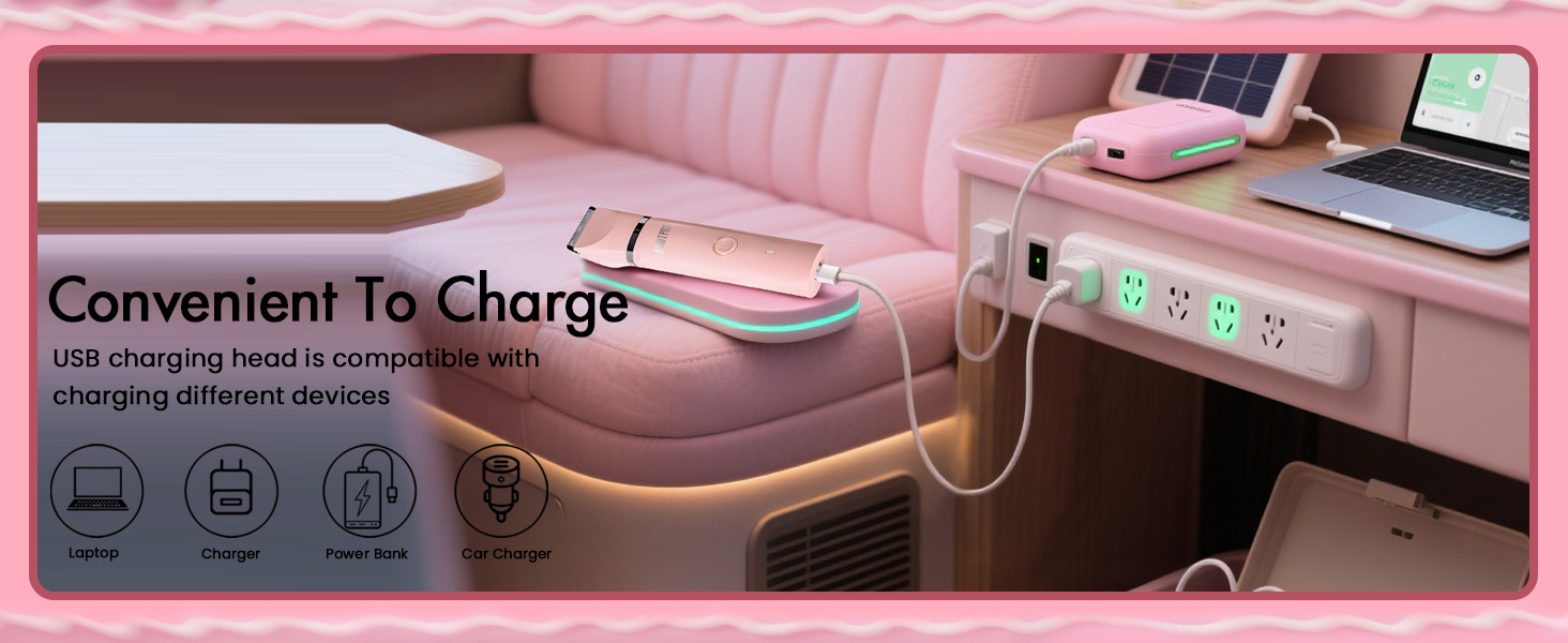 rechargeable bikini trimmer for women