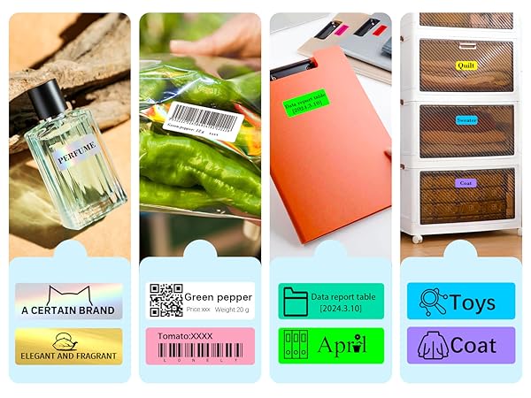 Label Maker Tape white label paper Label Maker for labeling printer label