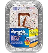 Reynolds Disposable Aluminum Cake Pans w/ Lid and Carrier, 13 x 9 inches, 1 count