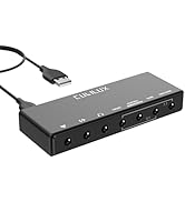 Cubilux 7.1 USB Surround Sound Card- 48KHz-384KHz Sample Rate for Headphones, Full Aluminum Alloy...