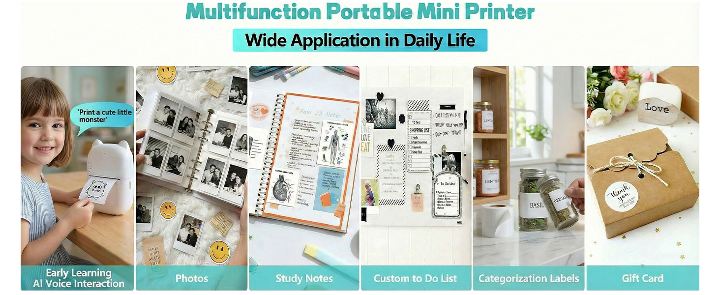 Using simple voice commands, kids can create stories, drawings, and fun content ready for sticking