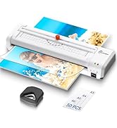 Buyounger Laminator Machine, A3 Laminator Machine with 30 Laminating Sheets, 13 Inch Laminating M...