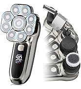 Yinicare 9D Head Shavers for Bald Men, Upgraded 6-in-1 Electric Razor &amp; Professional Grooming Kit...