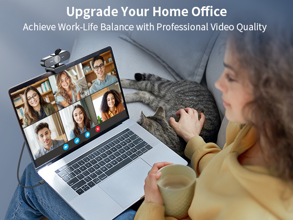 EMEET NOVA 4K Webcam for Home Office