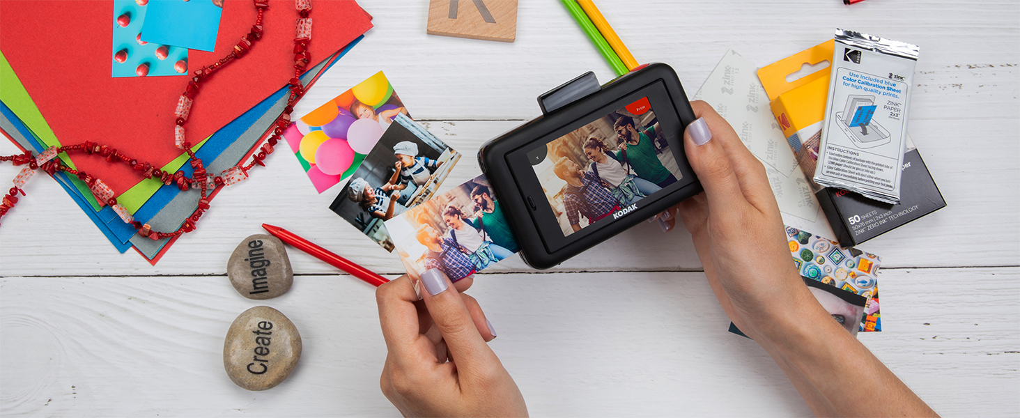 Kodak step touch zink paper share 