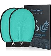 Exfoliating Gloves 2 Pcs, Exfoliating Body Scrubber for Bath Shower Exfoliation, Body Scrub Exfol...