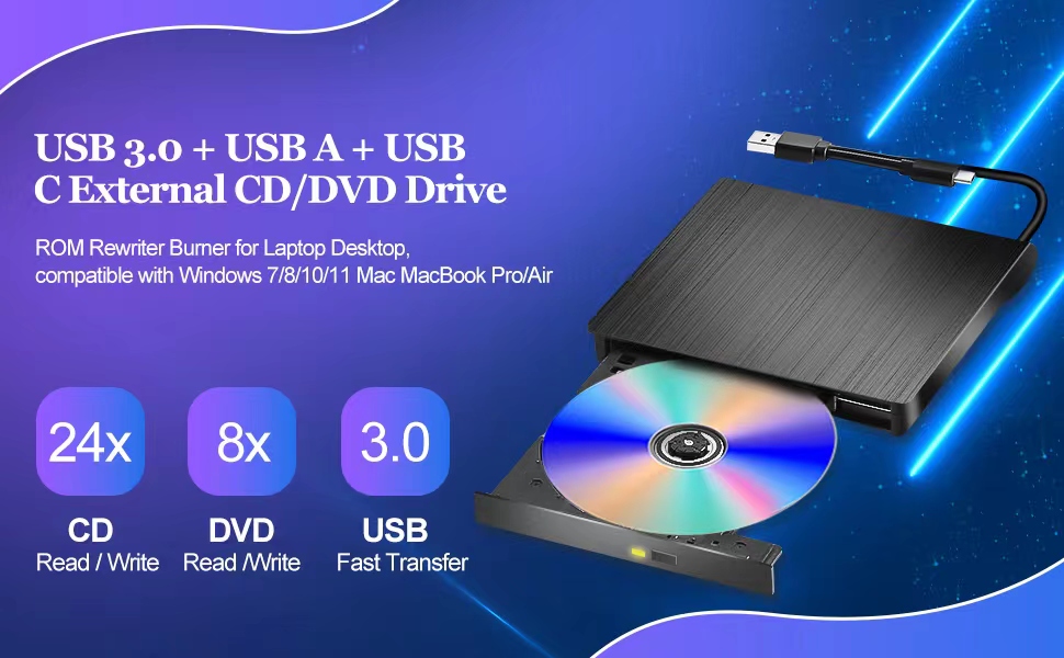 external cd/dvd drive for laptop