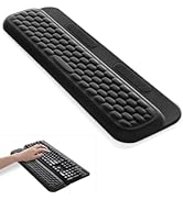 Mechanical Keyboard Wrist Rest with Sticker, Full-Size Gaming Keyboard Support Pad, Desk Ergonomi...