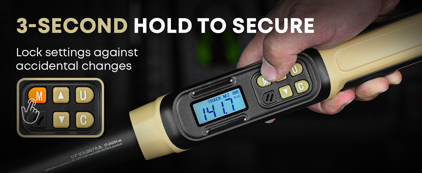 3-second lock function