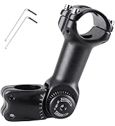 TRIWONDER Stem 25.4 31.8 90mm 110mm 130mm 60 Degree Adjustable Bike Stem Mountain Bike Stem Short...
