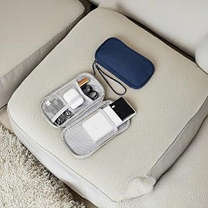 "Ultimate Travel Tech Organizer – Keep all cables, chargers &amp; gadgets secure in one place. 
