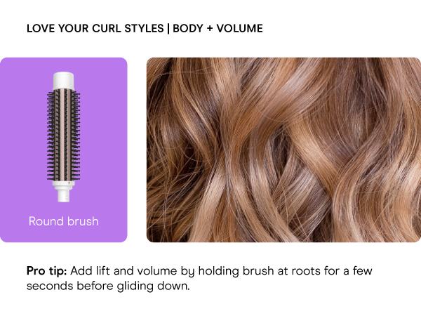 Conair double ceramic multi attachment styler curling iron bubble wand brush waves versatile