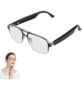 Yeabomy Smart Glasses for Women Men, Anti-Blue Light UV Protection, Voice Control Smart Glasses w...