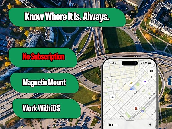 gps tracker for vehicles / apple find my / magnetic gps tracker