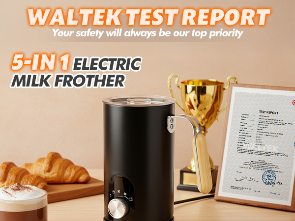 5-in-1 electric milk frother