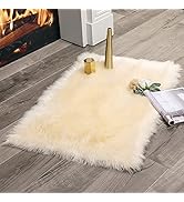 MIULEE Luxury Super Soft Fluffy Area Rug Faux Fur Rectangle Rug Decorative Plush Shaggy Carpet fo...