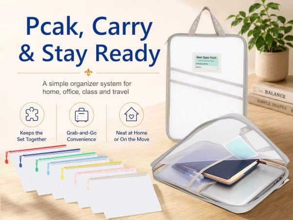 zipper pouches for organizing 12 pack roypack