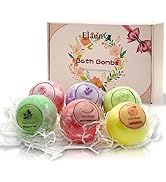 Bath Bombs Gift Set 100g*6pcs with Lavender/Peppermint/Orange/Eucalyptus/Rose/Watermelon,Perfect ...