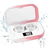 Casbomy Contact Lens Clean Machine, Portable Ultrasonic Contact Lens Cleaner with 4 Timing Modes,...