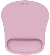 TECKNET Mouse Pad with Wrist Support, Ergonomic Gaming Mouse Pad Pain Relief, Portable Comfortabl...