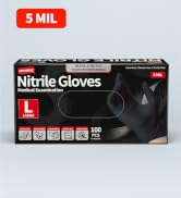 Supmedic Disposable Nitrile Gloves, 5Mil Chemical Resistant Powder-Free Latex-Free Glove Exam Coo...
