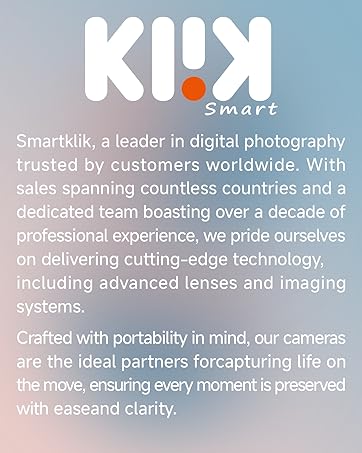 Introducing SMARTKLIK, a leader in digital photography trusted by customers worldwide.