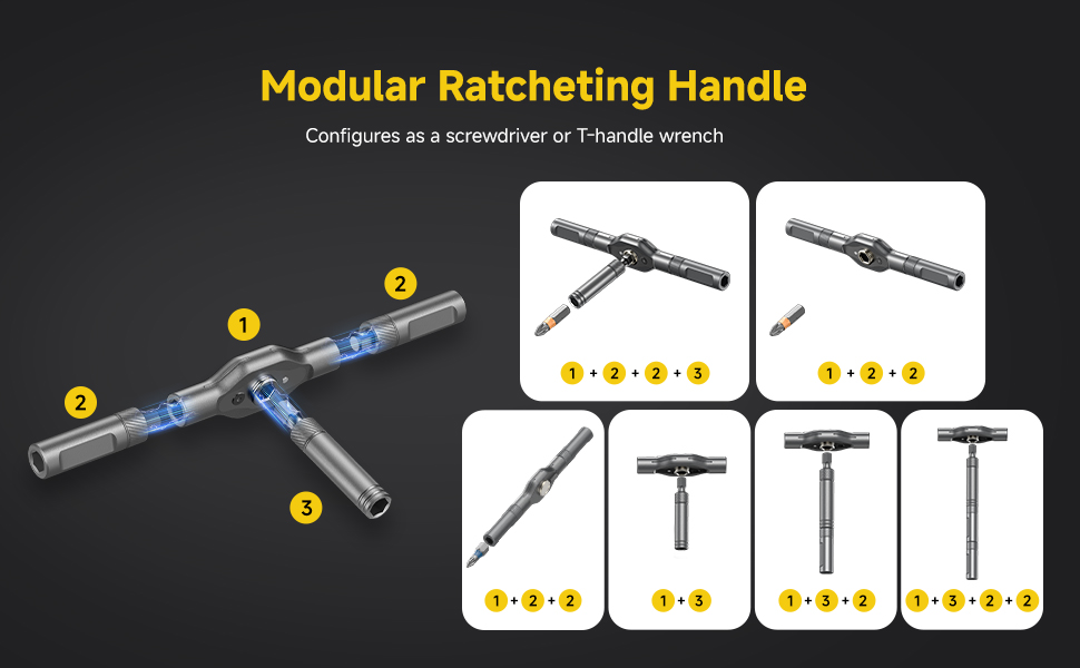 Modular Ratcheting Handle