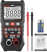 Digital Multimeter TRMS 4000 Counts Multimeter DC AC Voltage Tester Auto-Ranging Voltmeter Amp Me...