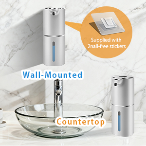 Automatic foaming soap dispenser
