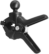 WINDFRD 1S Quick Clamp, Handlebar Clamp Mount Base with 1'' Ball for 0.87"-1.57" Rails, Table/Des...