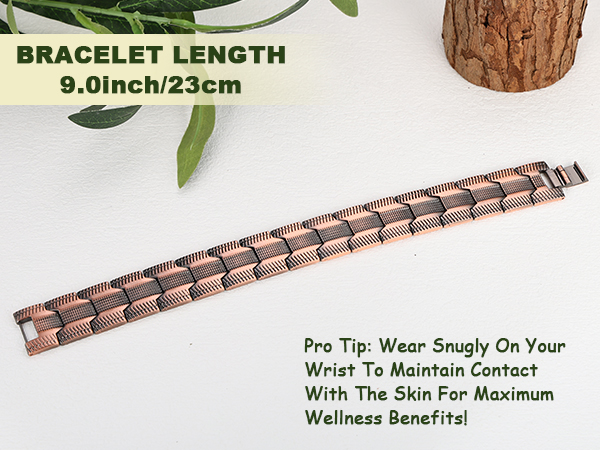 mens copper bracelet