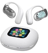Piluyaa Open Ear Earbuds Ultra Comfort Wireless Bluetooth 5.4 Headphones Over The Ear Earbuds wit...