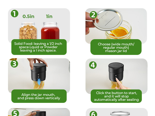ar Vacuum Sealer for Mason Jars
