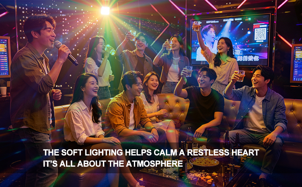2 in 1 Glow Party Black Light for Home Room Dance Parties
