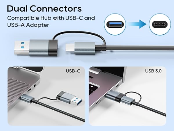 dual adapter hub