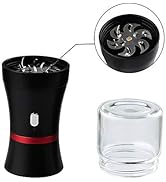 AiTURE Upgraded Mini Electric Grinder Spice Smart Herb 1100 mAh with 50ml Jar,Easy to Carry (big)