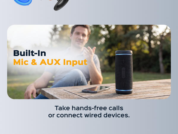 Built-In Mic &amp;amp; AUX Input