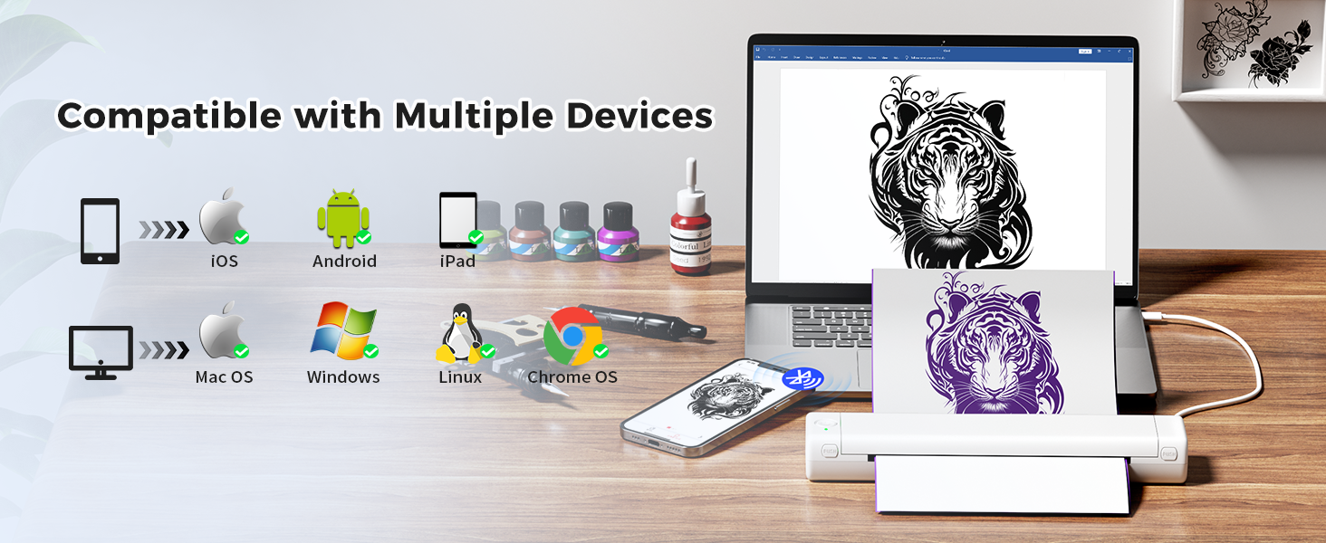 tattoo stencil printer machine