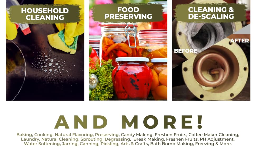 citric acid, descaling, cleaning
