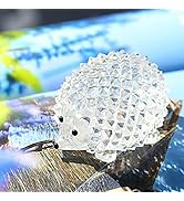 H&amp;D HYALINE &amp; DORA Cut Clear Crystal Hedgehog Animal Figurine Collection Glass Ornament