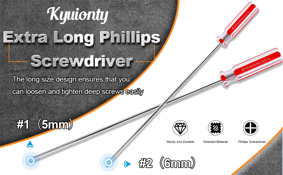 Extra Long Phillips Screwdriver