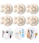 iBetterLife Toothbrush Holders Wall Mounted - 6Pcs Silicone Razor Holder for Shower Self Adhesive...