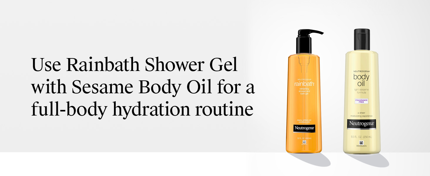 rainbath shower gel bath body wash cleanser shave 3-in-1 original scent fragrance