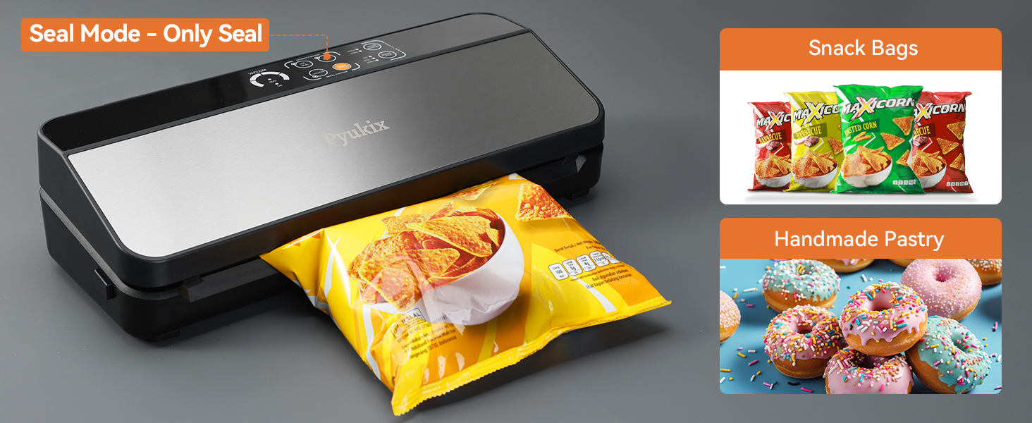 vacuum sealer machine for chips and pastry