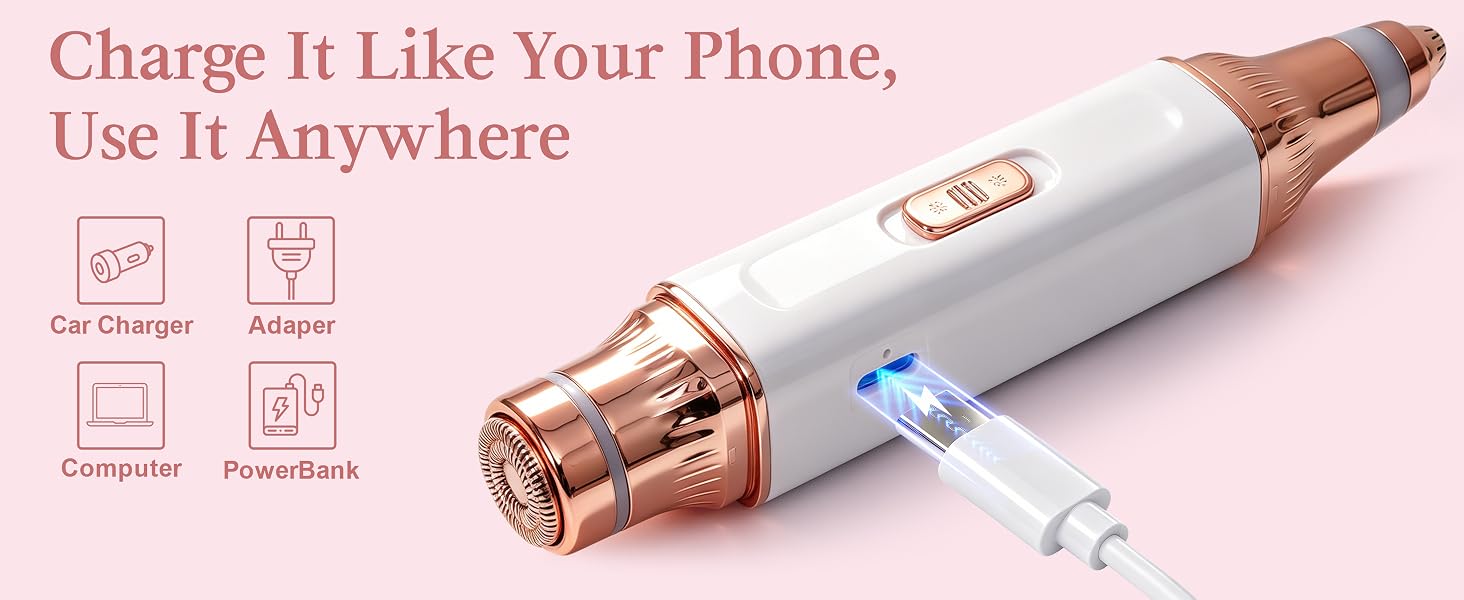 Eyebrow Trimmer and Facial Hair Remover