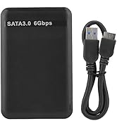 Qiilu External Hard Drive 1Tb External Hard Drive Abs 2.5Inch Usb3.0 Sata3.0 High Speed 6Gbps Mob...