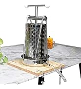 SQUEEZE master Fruit Wine Tincture Herb Cheese Manual Tabletop Press making Apple Cider-1.32Gallo...